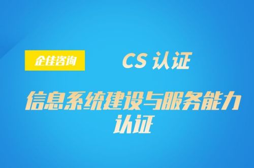 CS信息系统建设与服务能力
